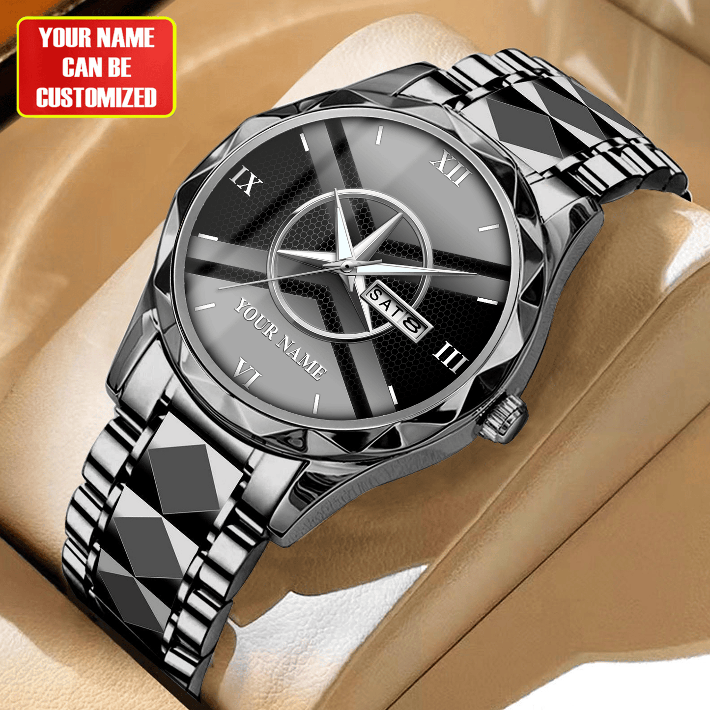 Personalized Merc Elegant Alloy Charley Watch
