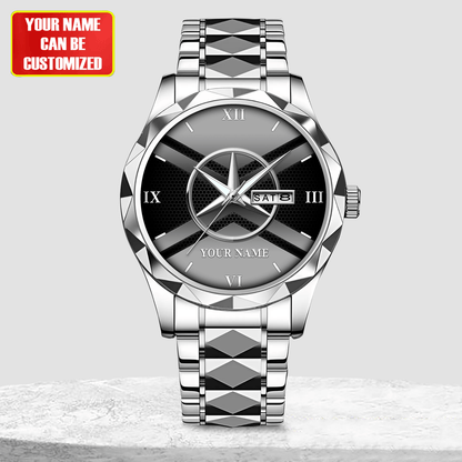 Personalized Merc Elegant Alloy Charley Watch