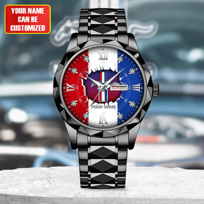 Personalized Mustang Wall Crack Alloy Charley Watch