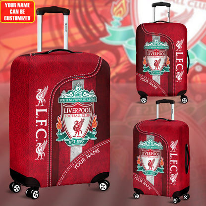 Personalized Liverpool Luggage Cover