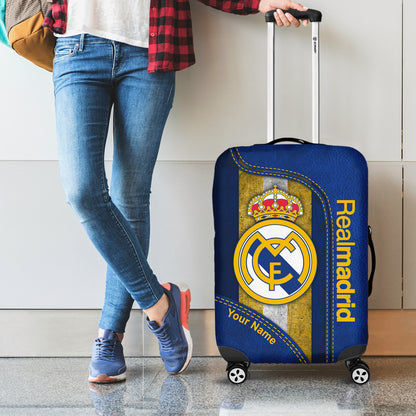 Personalized Real Madrid Luggage Cover