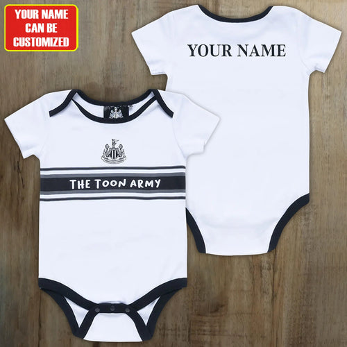 Customized Newcastle Soccer Jersey , Baby Rib Bodysuit Sizes