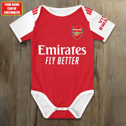 Customized Arsenal Soccer Jersey , Baby Rib Bodysuit Sizes