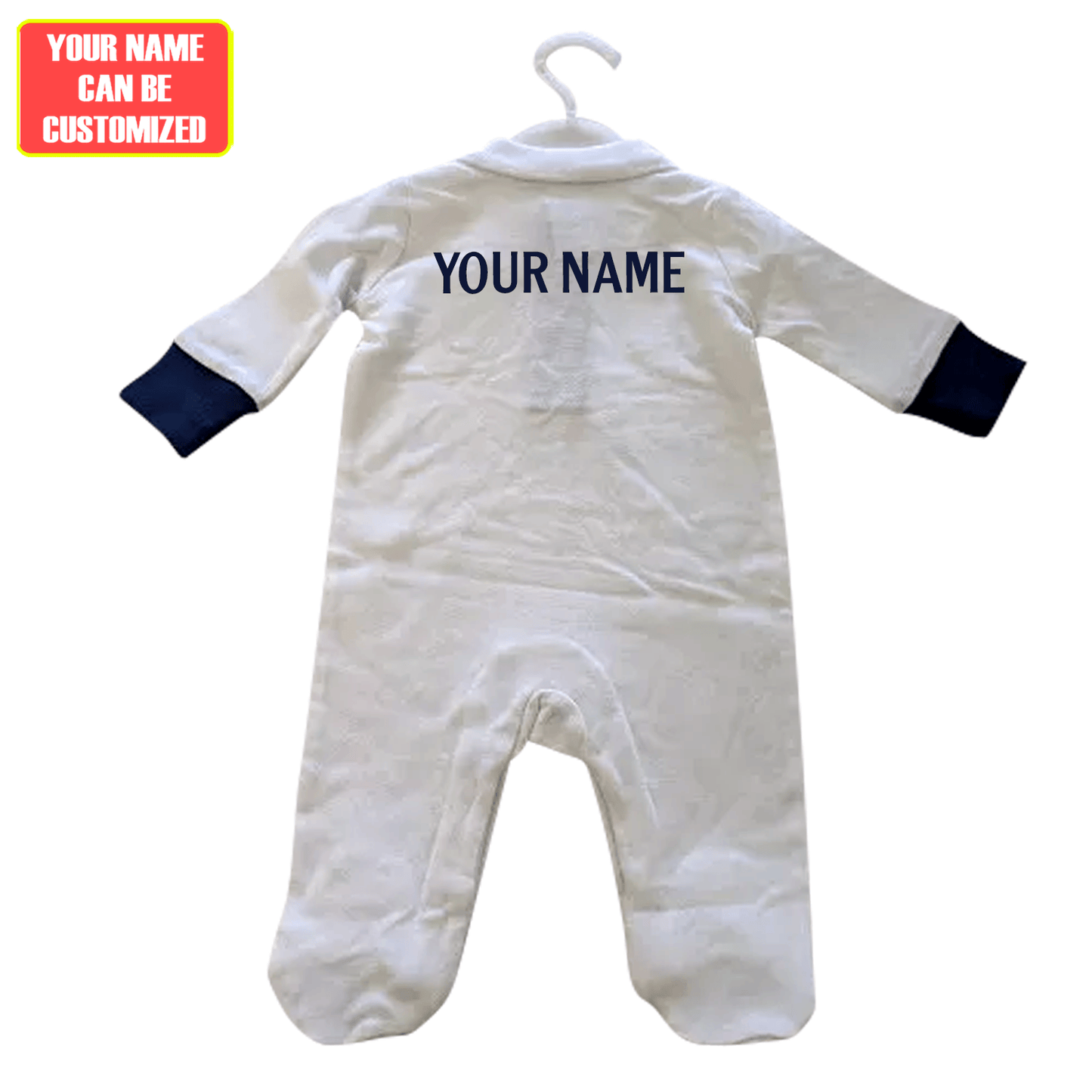 Real Madrid Customized Baby Rib Sleepwear
