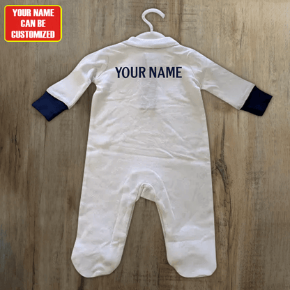 Real Madrid Customized Baby Rib Sleepwear