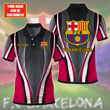 Personalized Barcelona FC 3D Full Printing Set , Barcelona FC Shirt , Barcelona Set , Zipper Polo, Hoodie , Short , Polo , hawaii V22