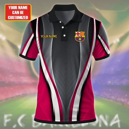 Personalized Barcelona FC 3D Full Printing Set , Barcelona FC Shirt , Barcelona Set , Zipper Polo, Hoodie , Short , Polo , hawaii V22