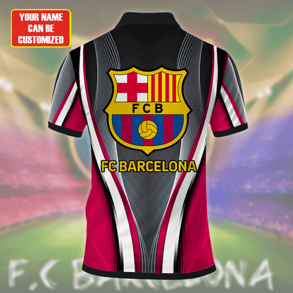 Personalized Barcelona FC 3D Full Printing Set , Barcelona FC Shirt , Barcelona Set , Zipper Polo, Hoodie , Short , Polo , hawaii V22