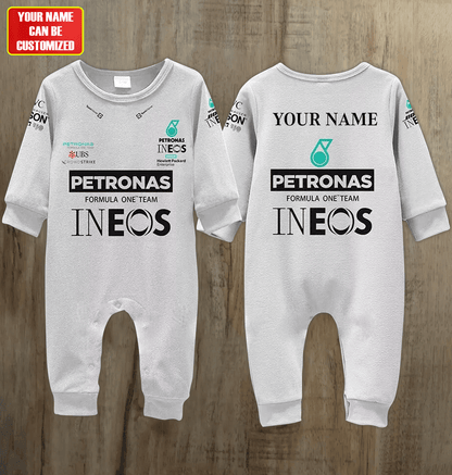 Merc Petronas Racing Customized Baby Rib Sleepwear V2