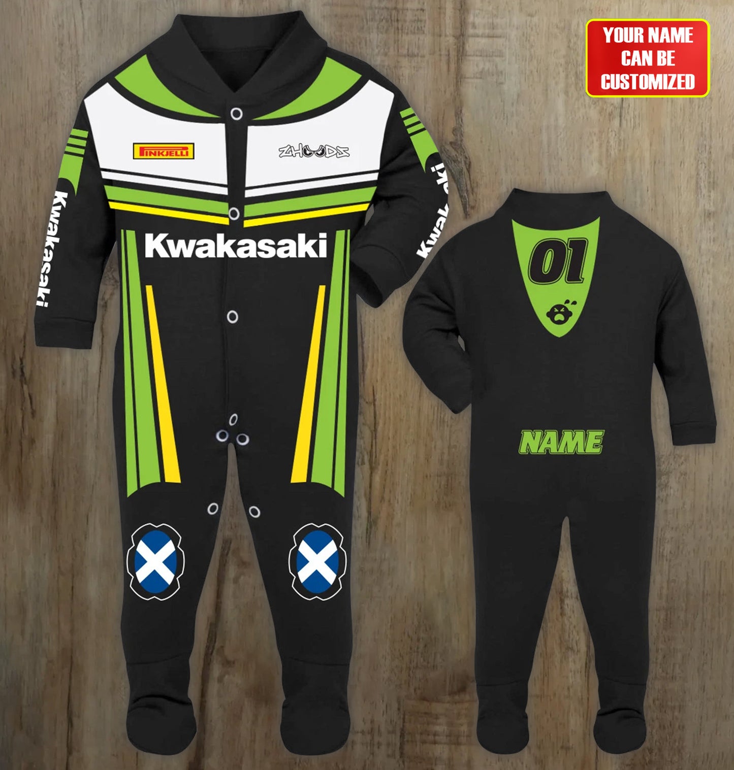 KW Racing Customized Baby Rib Sleepwear V3