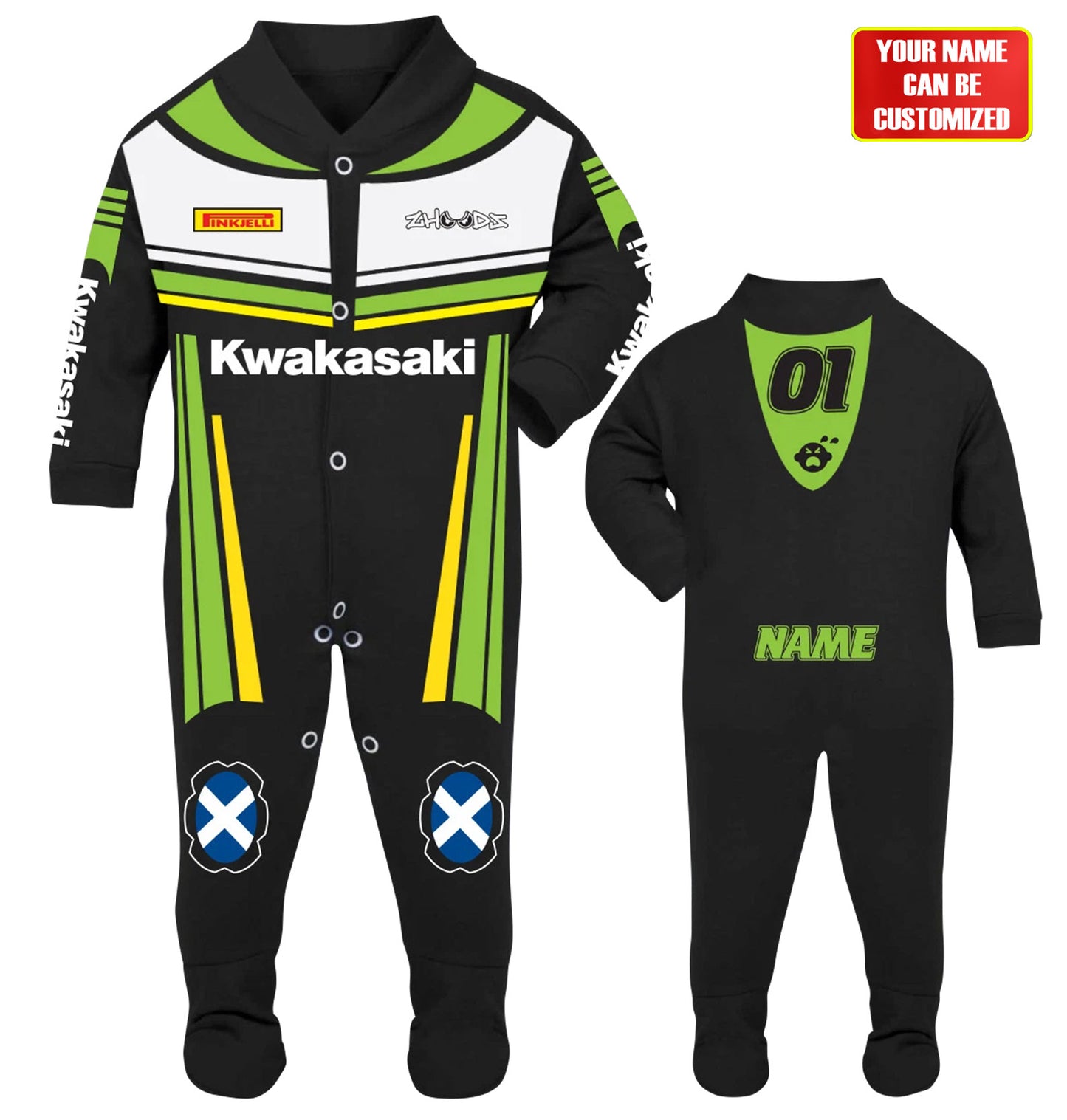 KW Racing Customized Baby Rib Sleepwear V3