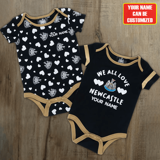 Customized Newcastle Soccer Jersey , Baby Rib Bodysuit Sizes