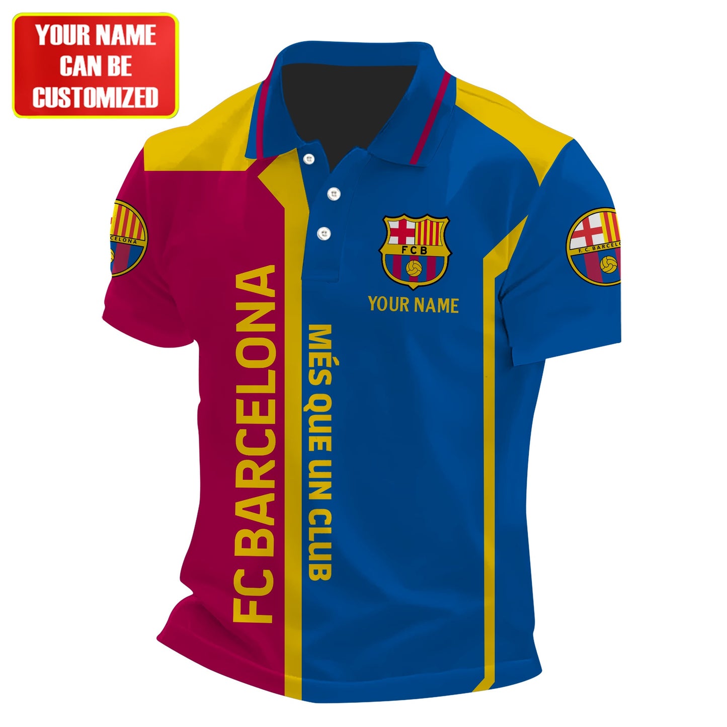 Personalized Barcelona FC 3D Full Printing Set , Barcelona FC Shirt , Barcelona Set , Zipper Polo, Hoodie , Short , Polo , hawaii V23