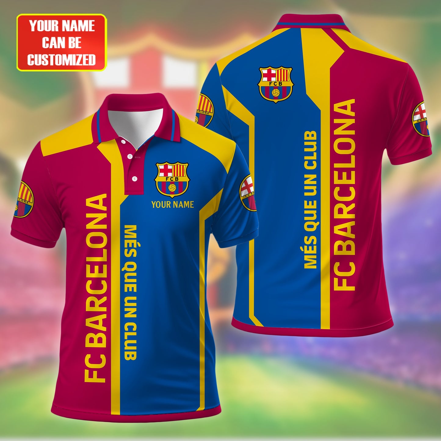 Personalized Barcelona FC 3D Full Printing Set , Barcelona FC Shirt , Barcelona Set , Zipper Polo, Hoodie , Short , Polo , hawaii V23