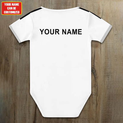Customized Real Madrid Soccer Jersey , Baby Rib Bodysuit Sizes