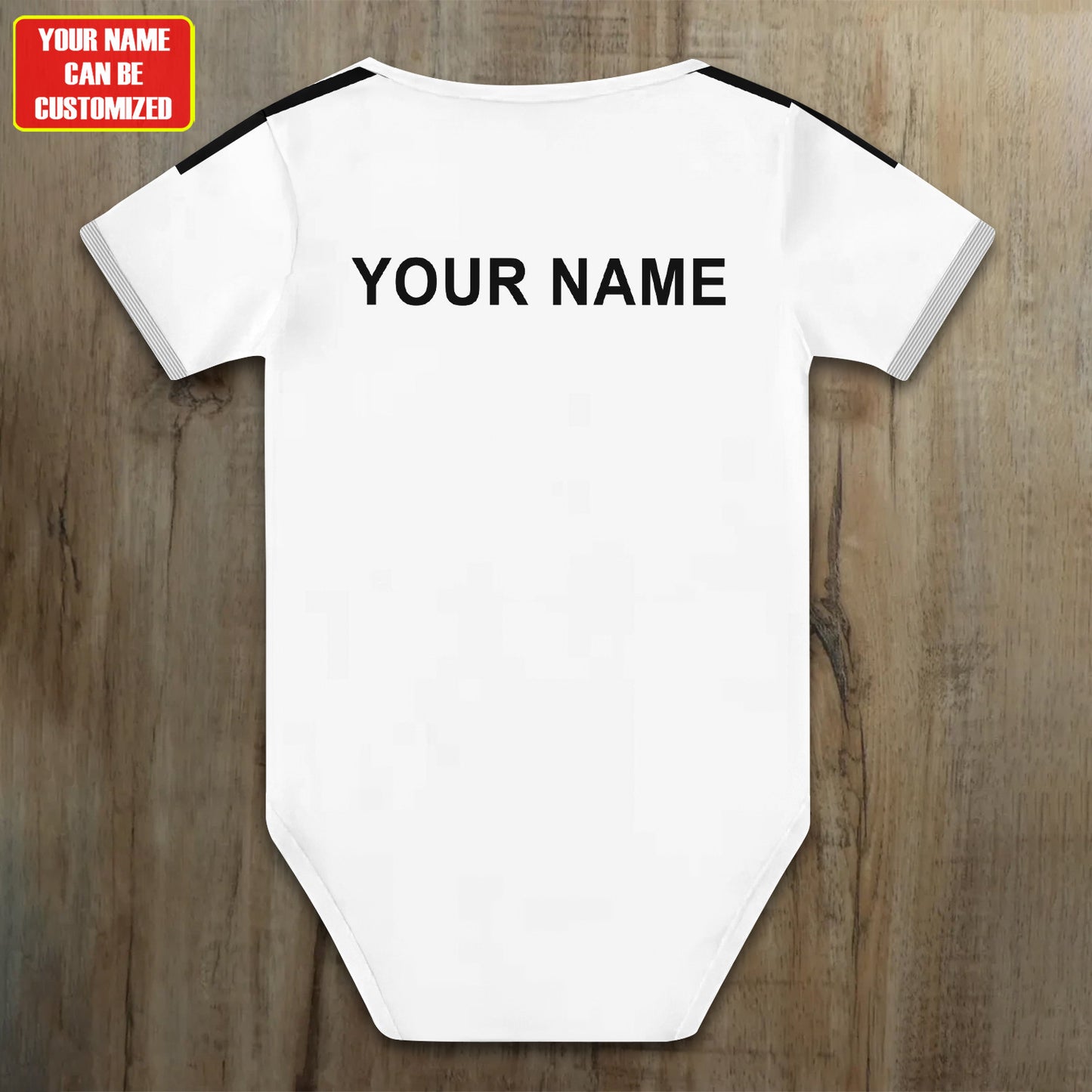 Customized Real Madrid Soccer Jersey , Baby Rib Bodysuit Sizes
