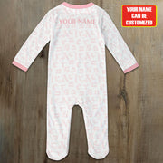 Arsenal Multicolor Soccer Customized Baby Rib Sleepwear