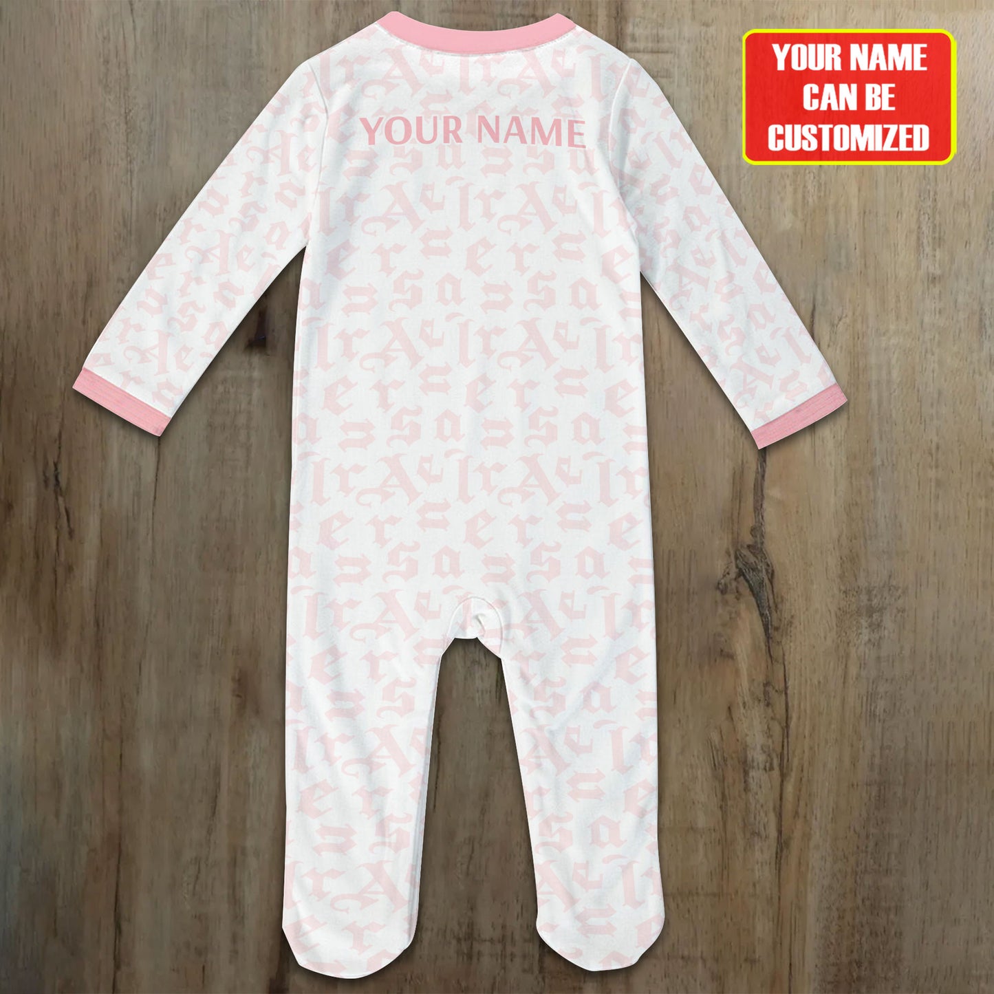 Arsenal Multicolor Soccer Customized Baby Rib Sleepwear
