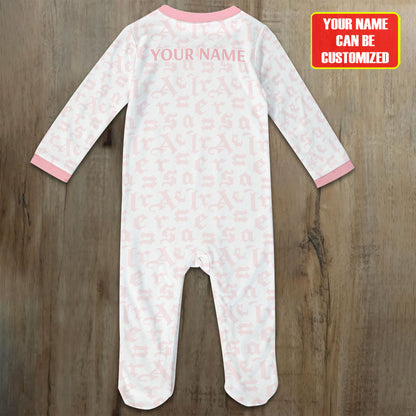 Arsenal Multicolor Soccer Customized Baby Rib Sleepwear