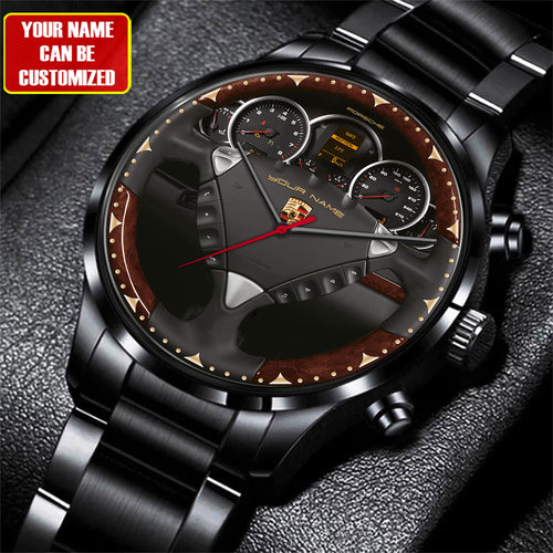 Personalized Pors Cayenne Cabin Luxury Stainless Steel Watch