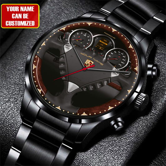 Personalized Pors Cayenne Cabin Luxury Stainless Steel Watch