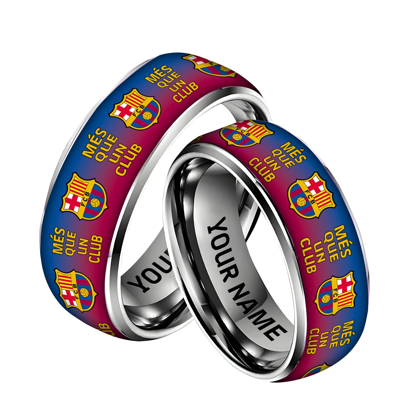 Personalized Barcelona Custom Alloy Ring