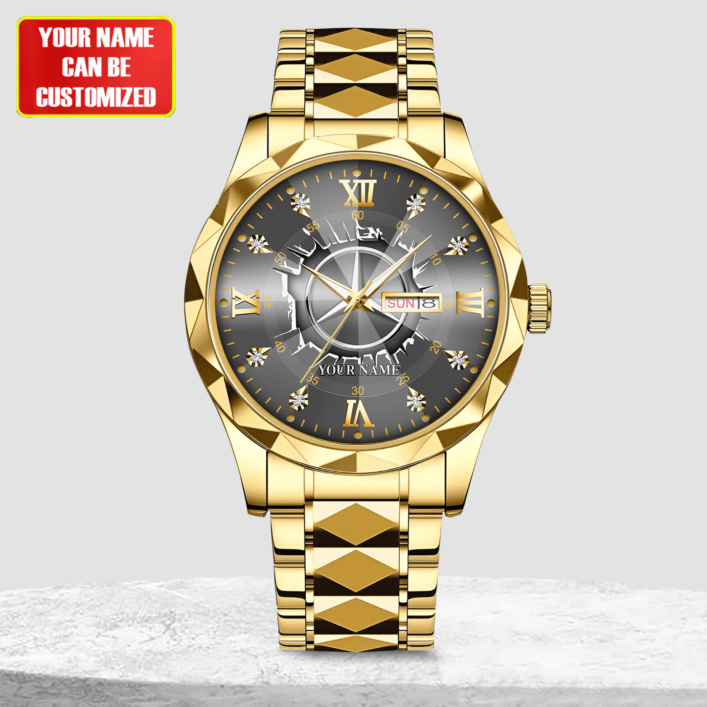 Personalized Merc Elegant Alloy Charley Watch V3