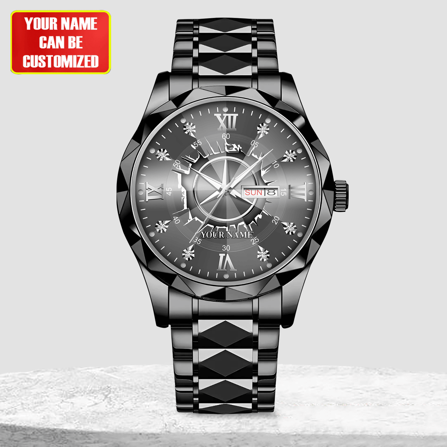Personalized Merc Elegant Alloy Charley Watch V3
