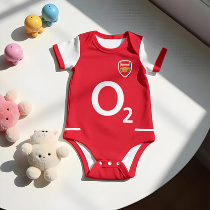 Customized Arsenal Soccer Jersey , Baby Rib Bodysuit Sizes V2