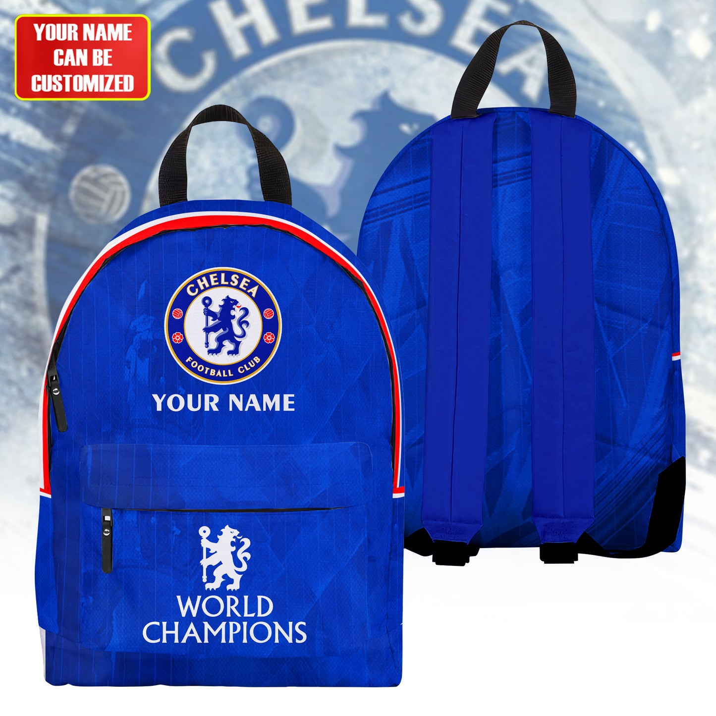 Personalized Chelsea World Champions Backpack