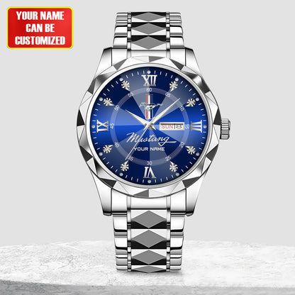 Personalized F Mustang Elegant Luxury Alloy Charley Watch