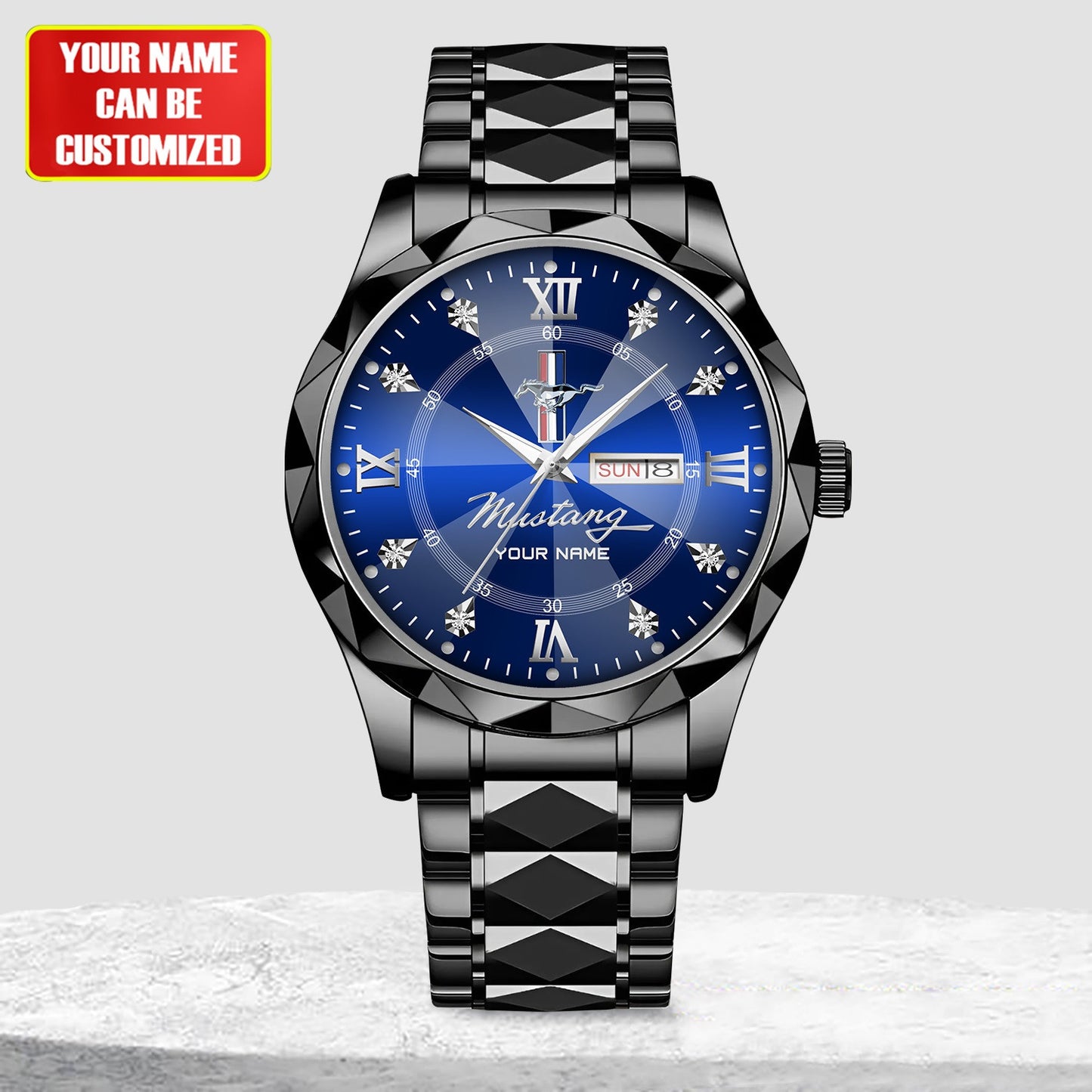 Personalized F Mustang Elegant Luxury Alloy Charley Watch
