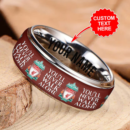 Personalized Liverpool Custom Alloy Ring