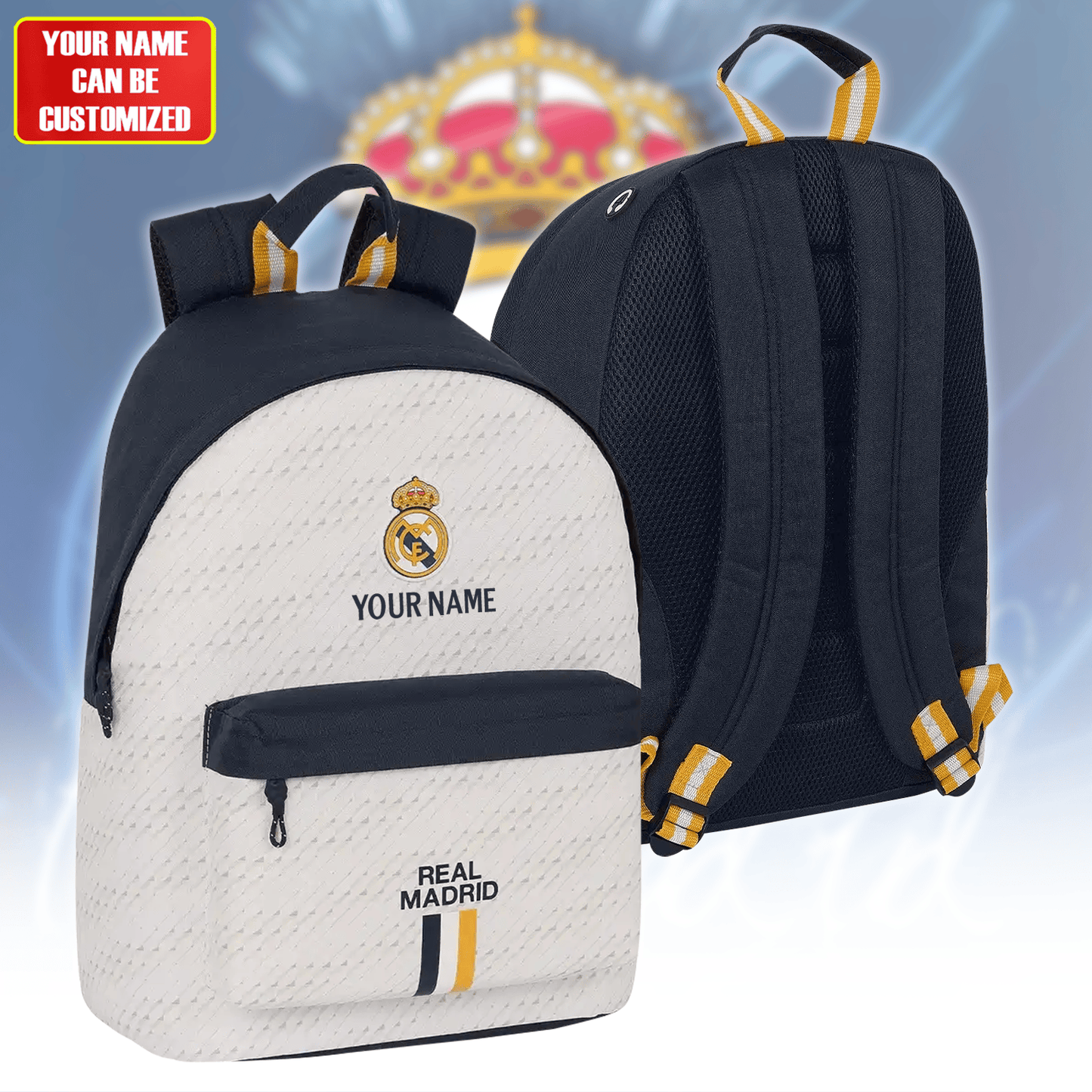 Personalized Real Madrid Backpack V4
