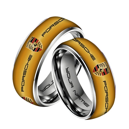 Personalized Porsche Custom Alloy Ring