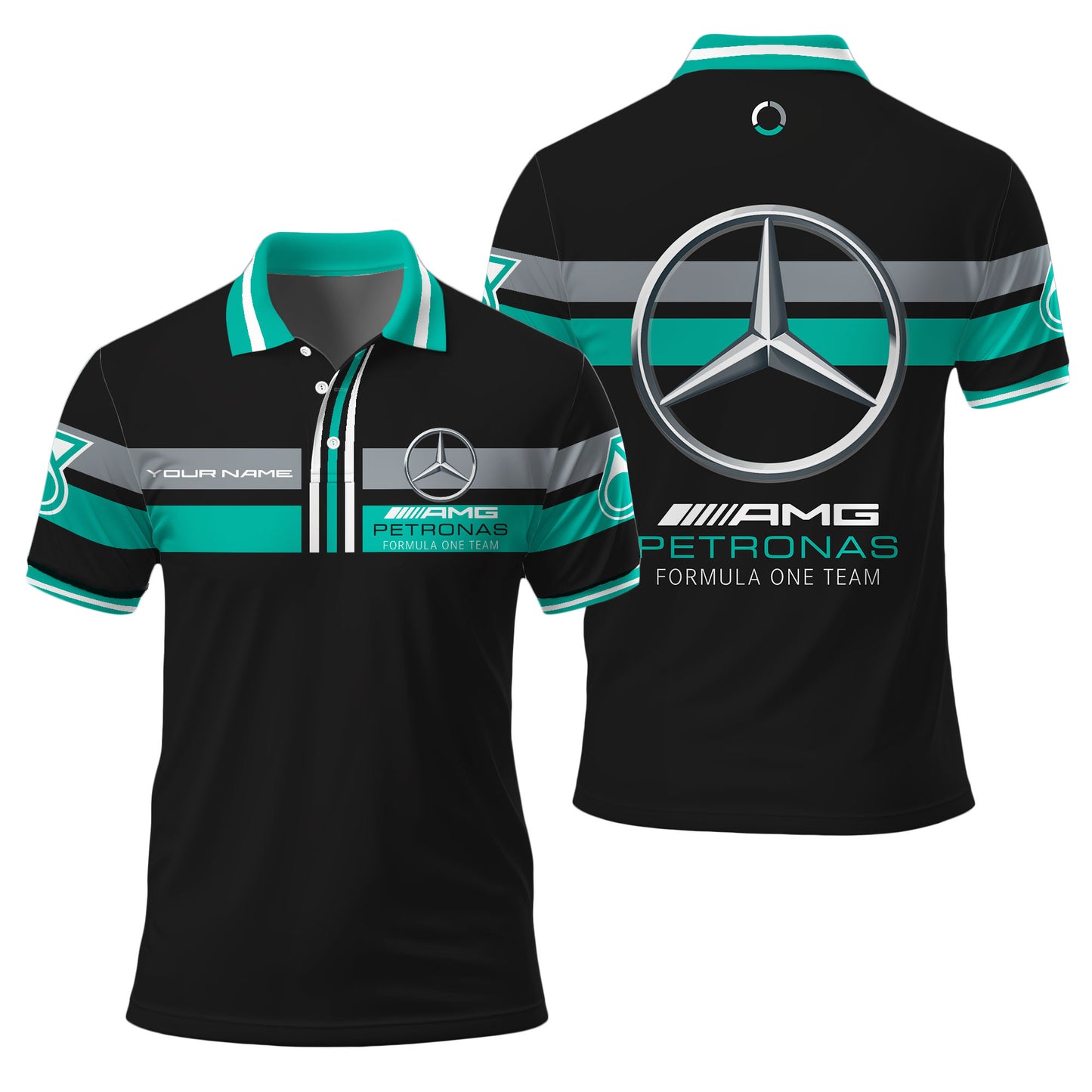Personalized Merc AMG Petronas 3D Full Printing Set ,Merc AMG Petronas Shirt , Hoodie , Short , Polo ,hawaii V7