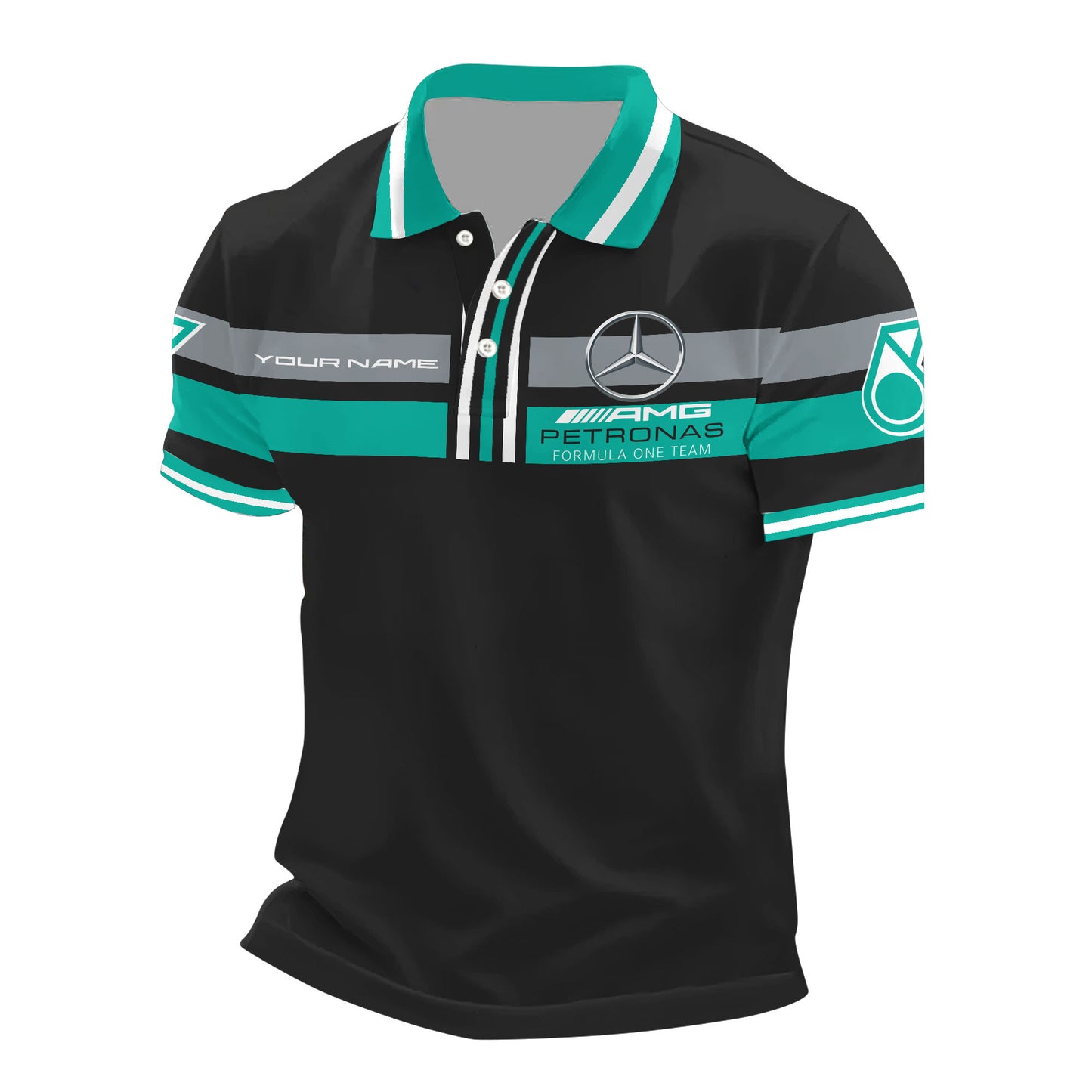 Personalized Merc AMG Petronas 3D Full Printing Set ,Merc AMG Petronas Shirt , Hoodie , Short , Polo ,hawaii V7