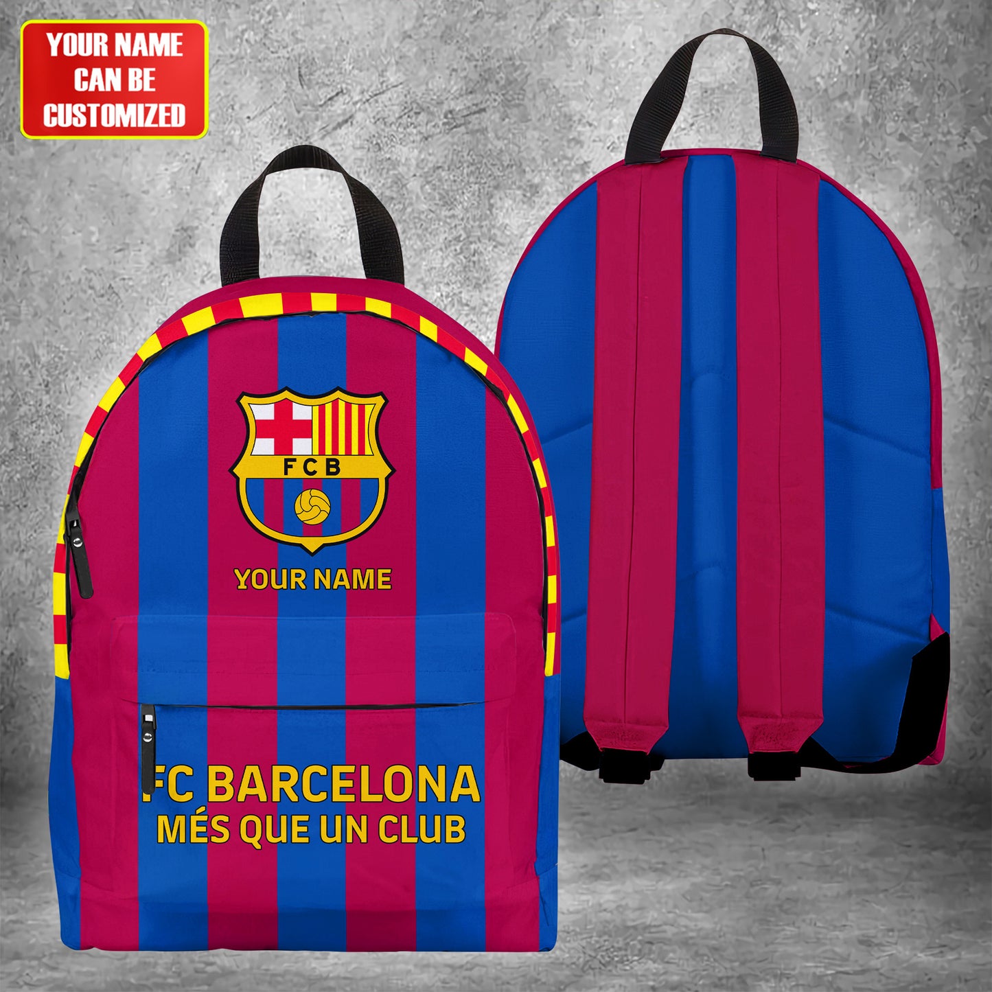 Personalized Barca FC Backpack V4