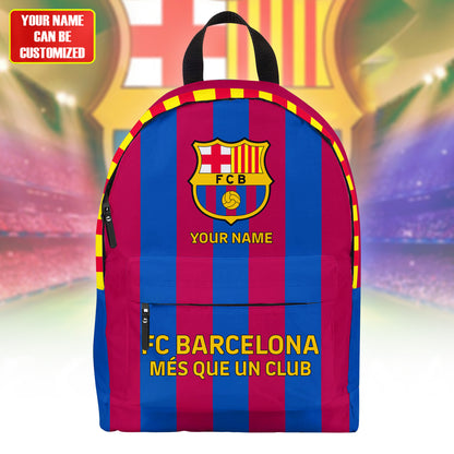 Personalized Barca FC Backpack V4