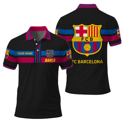 Personalized Barcelona FC 3D Full Printing Set , Barcelona FC Shirt , Barcelona Set , Zipper Polo, Hoodie , Short , Polo , hawaii V25