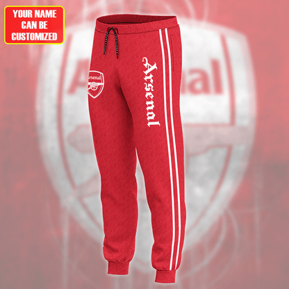 Personalized Arsenal Zipper Stand Collar Jacket & Sweatpants