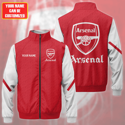 Personalized Arsenal Zipper Stand Collar Jacket & Sweatpants