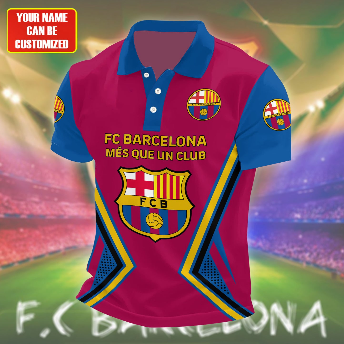 Personalized Barcelona FC 3D Full Printing Set , Barcelona FC Shirt , Barcelona Set , Zipper Polo, Hoodie , Short , Polo , hawaii