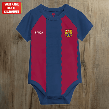 Customized Barca Soccer Jersey , Baby Rib Bodysuit Sizes