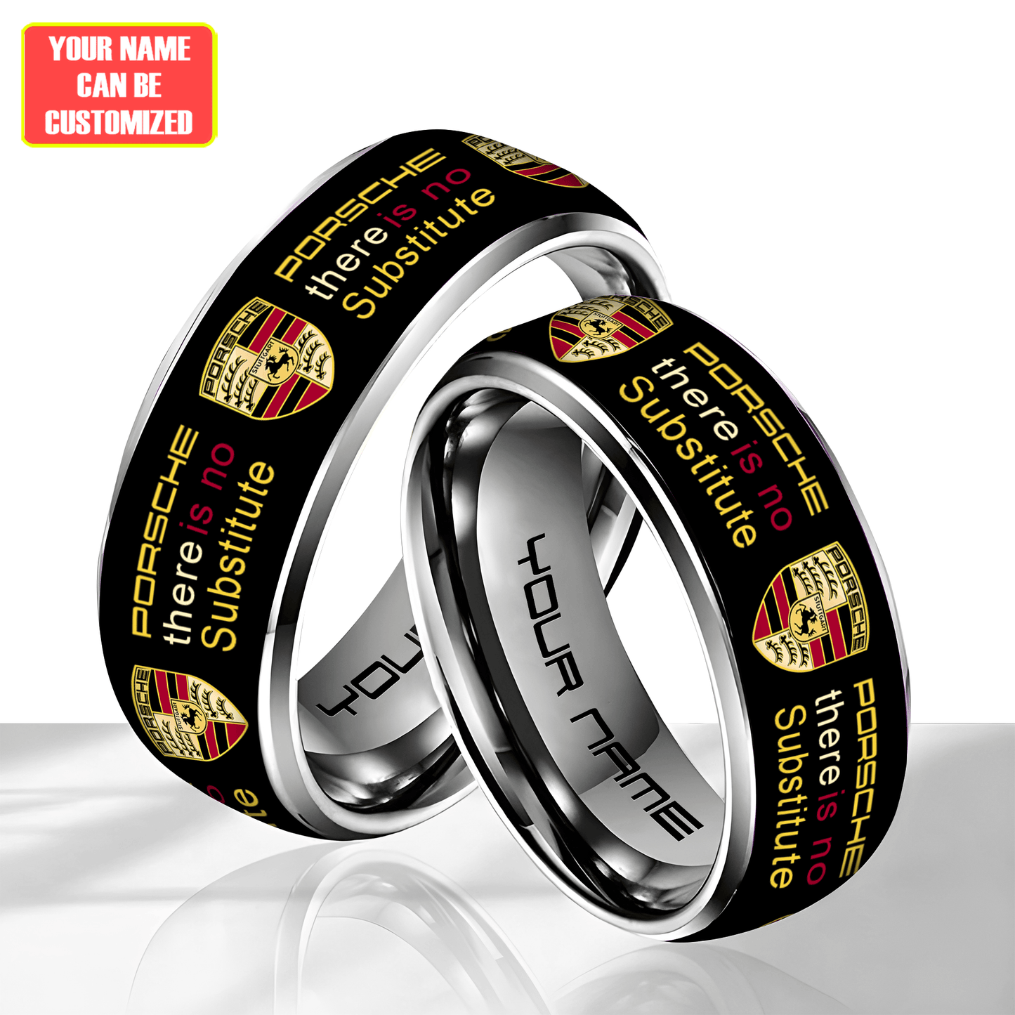 Personalized Pors Custom Alloy Ring