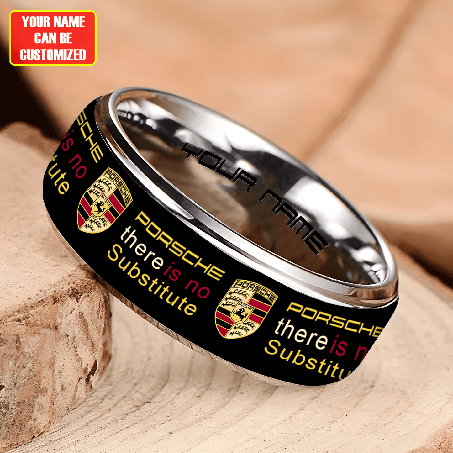Personalized Pors Custom Alloy Ring
