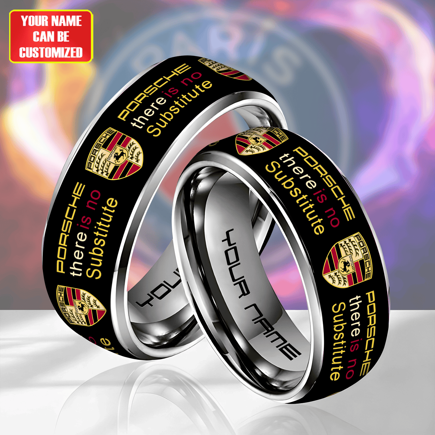 Personalized Pors Custom Alloy Ring