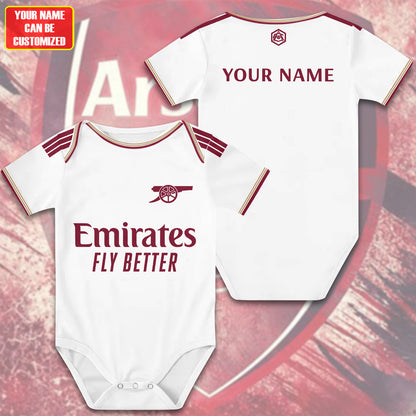 Customized Arsenal Third Soccer Jersey , Baby Rib Bodysuit Sizes