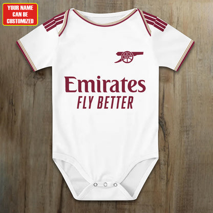 Customized Arsenal Third Soccer Jersey , Baby Rib Bodysuit Sizes