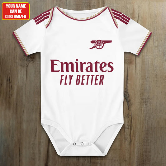Customized Arsenal Third Soccer Jersey , Baby Rib Bodysuit Sizes